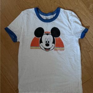 Disney Mickey Mouse Ringer T-Shirt - Women’s small